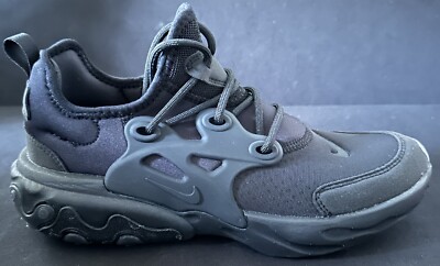 Nike React Presto GS Triple Black Size 7 Youth Womens 8.5 New OG Box BQ4002-005