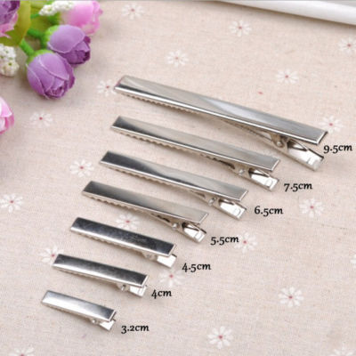 20pcs Fashion Flat Metal Single Prong Alligator Hair Clips Barrette for Bow DIY 20pcs Fashion Flat Metal Single Prong Alligator Hair Clips Barrette for Bow DIY