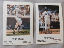 1980 Los Angeles Dodgers Police SGA #1-30  Baseball Card Pick one