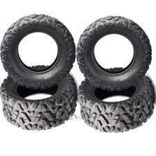 2/4 Set 25x8-12 25x10-12 Front Rear Tires for Go Karts ATV UTV Lawn Mower Golf