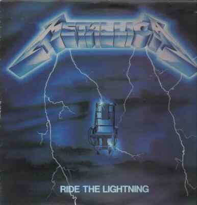 Metallica Ride The Lightning 1ST UK PRESSING Music for Nations