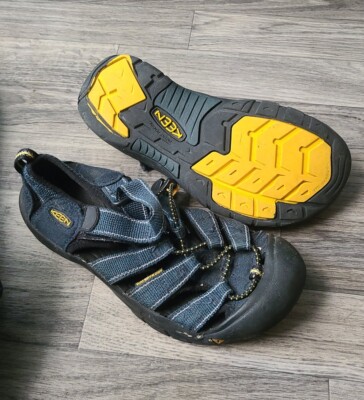 Keen Blue and Yellow Waterproof Closed-Toe Sandals Keen Kids Newport H2 Blue Yellow Trail Hiking Water Outdoor  main image 4
