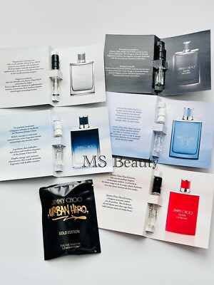 Jimmy Choo Man, Aqua, Blue, Intense, Extreme, Urban Hero Sample