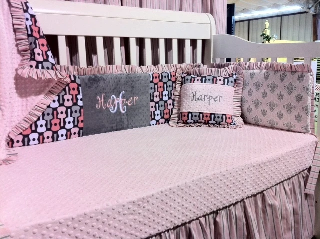 MINKY MINKEE CHENILLE DOT SOFT FABRIC CUDDLE PINK 60"W 15 YARD BOLT SELL! - Image 2 of 3