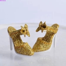 Golden Sherry Sandals Shoes for Fashion royalty FR2 Nu Face 2 12" poppy parker