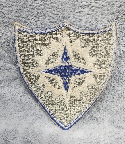 Scudo patch scudo US Army 16th Army Corps seconda guerra mondiale 4" taglio originale - Foto 2 di 2