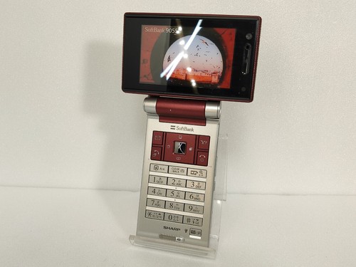 【Mannequin !】 Téléphone portable SHARP 905SH (couleur rouge) SoftBank-japon non fonctionnel - Photo 2 sur 3