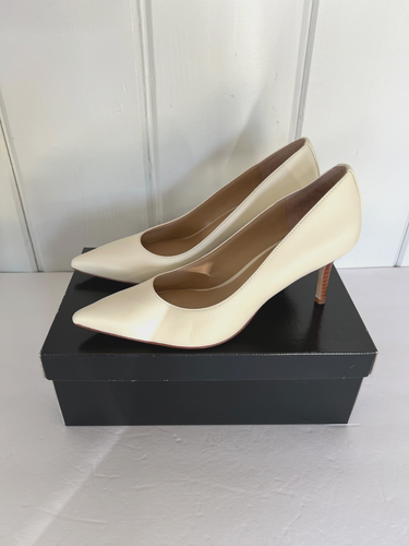 Lauren Ralph Lauren elegante Damenschuhe Lanette Pumps creme weiches Nappa - Bild 3 von 10