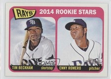 2014 Topps Heritage Rookie Stars Tim Beckham Enny Romero #259 fm0
