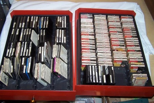 VINTAGE TAE,  Walco, Zenith Stylus Needle LOT Of 173 in Metal Cabinet NOS