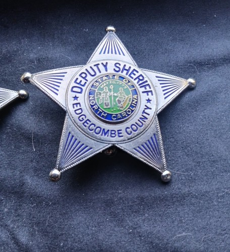 REPLIK Novelty Edgecombe County Deputy Sheriff Badge Replica