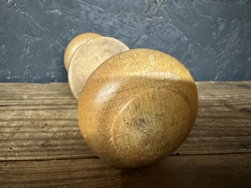 Vintage Antique Wooden Door Knob Handle - Picture 5 of 9