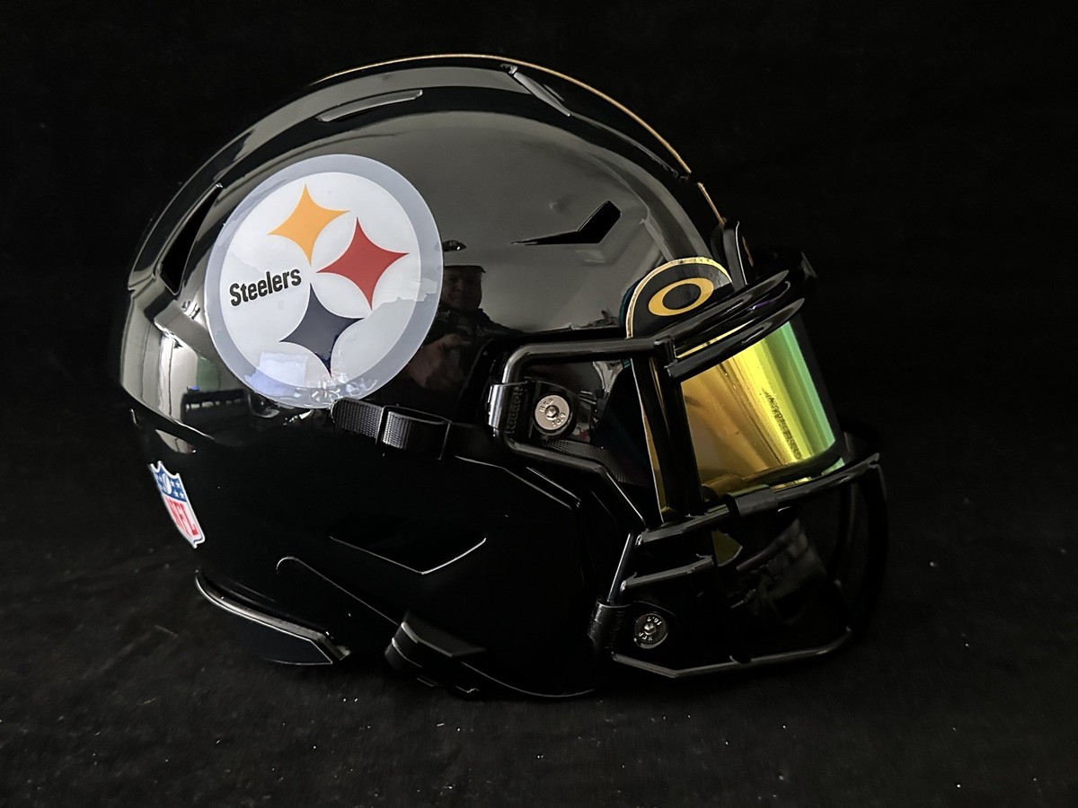 Pittsburgh Steelers Midi Speedflex Blacked out helmet! | eBay