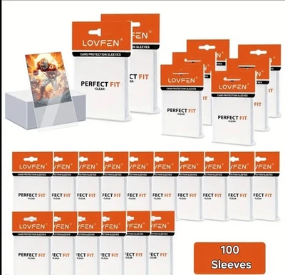 100 Penny Sleeves Soft Clear For Trading Cards Pokemon/Sport (DISPATCH SAME DAY)