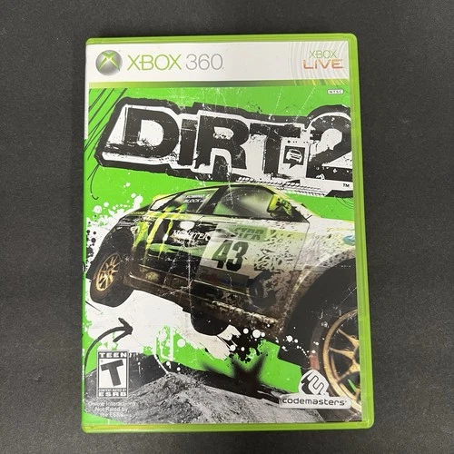 DIRT 2 (Xbox 360, 2009) Complete With Manual