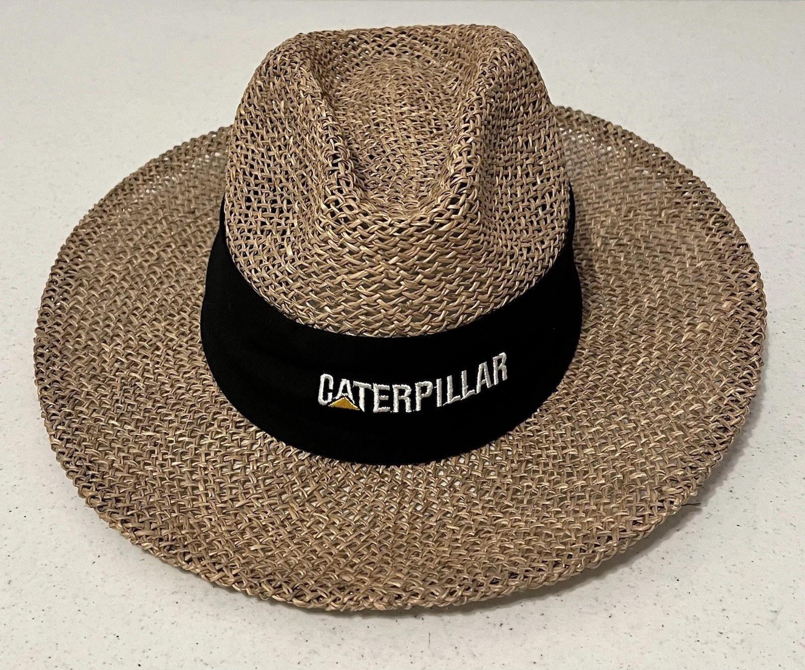 Caterpillar Hat Woven Straw Lightweight Casual Sun Hat Wide Brim Peter Grimm