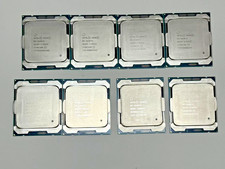 Lot of 8 Mixed Intel Xeon E5 v4 CPUs 1630, 1603, 1660, 1650 LGA 2011 TESTED