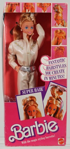Bambola Barbie Super Hair Vintage - 3101 mai rimossa dalla scatola 1986 Mattel, Inc.
