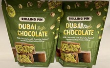 2 pk DUBAI CHOCOLATE Rich milk chocolate crunchy kadayif pistachio filling