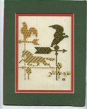 Weathervane Petit Point with Double Matte 