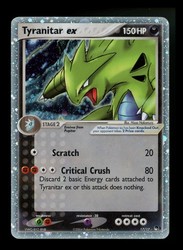 Tyranitar ex 17/17 POP Series 1 Holo Rare