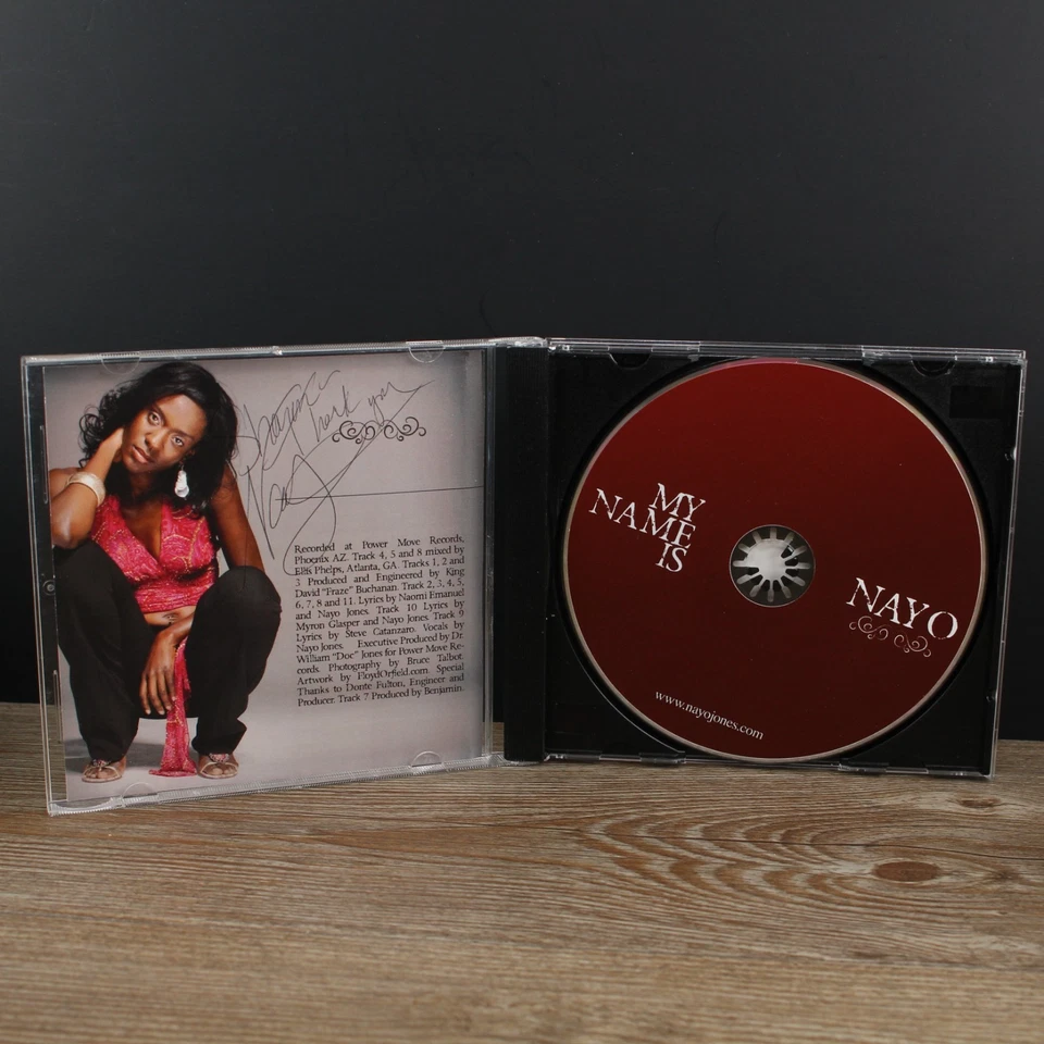 SIGNED Nayo Jones - My Name Is Nayo Soul (2008) VERY RARE Indie Arizona R&B Soul - Image 2 of 4