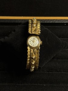 1950s NORMAN Cuff Watch Swiss Made Gold Plated Manual Wind Antimagnetic
