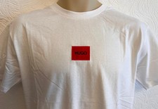 Image of Hugo Boss T-Shirt Man's , Soft Stretch Cotton Colour White Brand New Size XXL