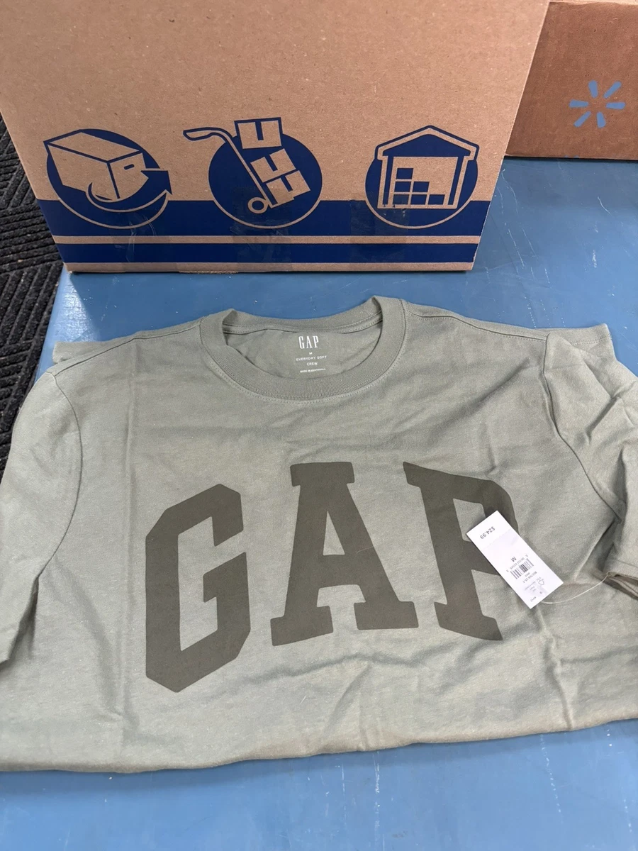 GAP Camiseta Con Logotipo 1969 Para Hombre, Gris