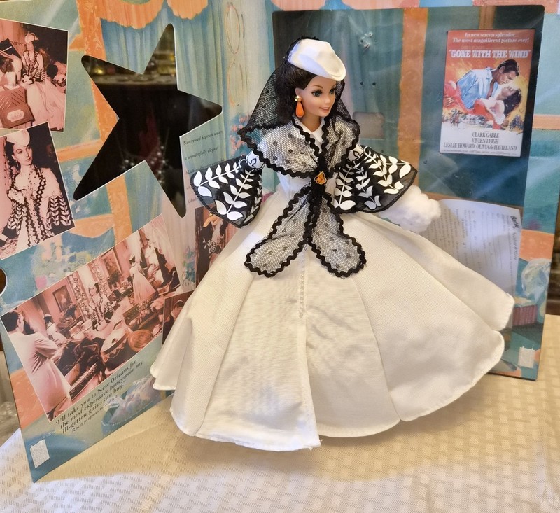 1994 Scarlett O'Hara Barbie Doll #13254 Gone With The Wind Mattel w Box Complete