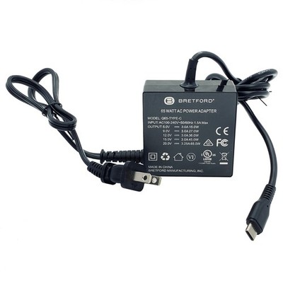 Genuine Bretford 65W USB-C Netzteil Charger für MSI Summit E13 E14 E16 Flip Evo