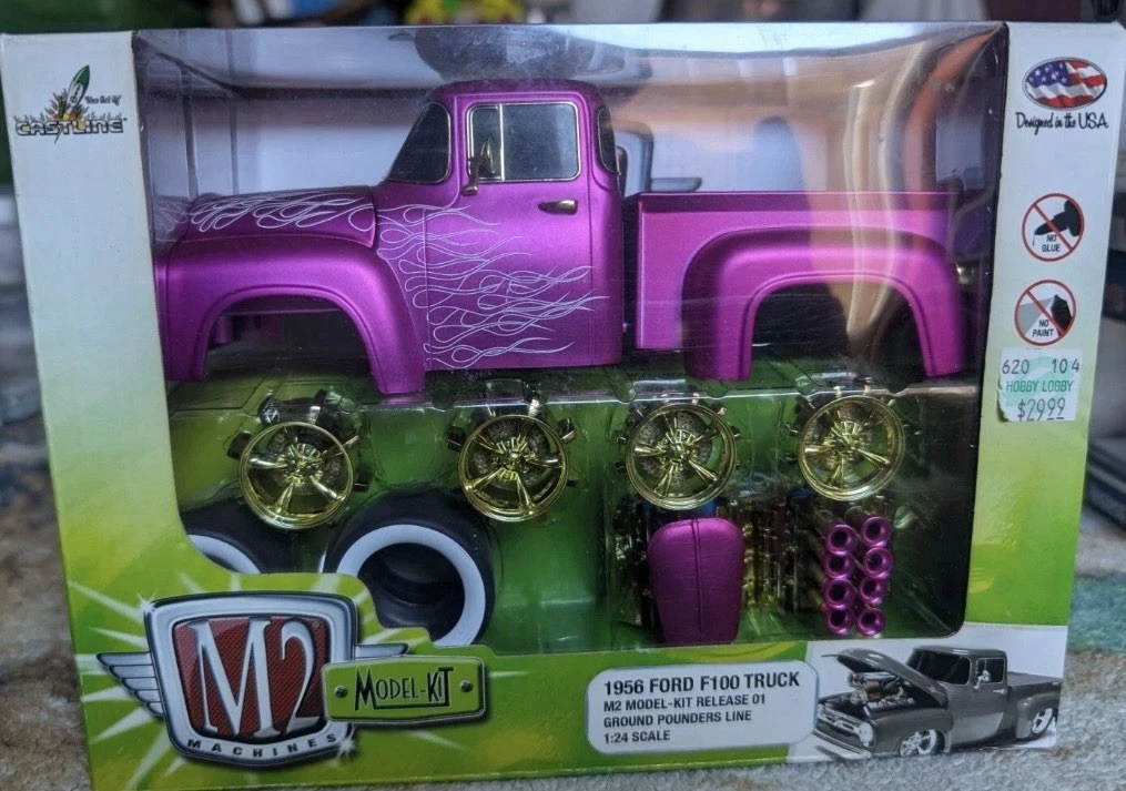 M2 Machines 1/64 Ford C-600 Truck & Mustang 1966 – Édition Limitée Chase (750ex)