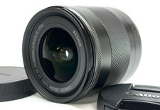  Mint Canon EF-M 11-22mm F/4-5.6 IS STM Zoom Lens for Mirrorless w/Caps Black