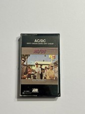 AC/DC   Dirty Deeds Done Dirt Cheap Cassette  Atlantic CS 16033  Vintage