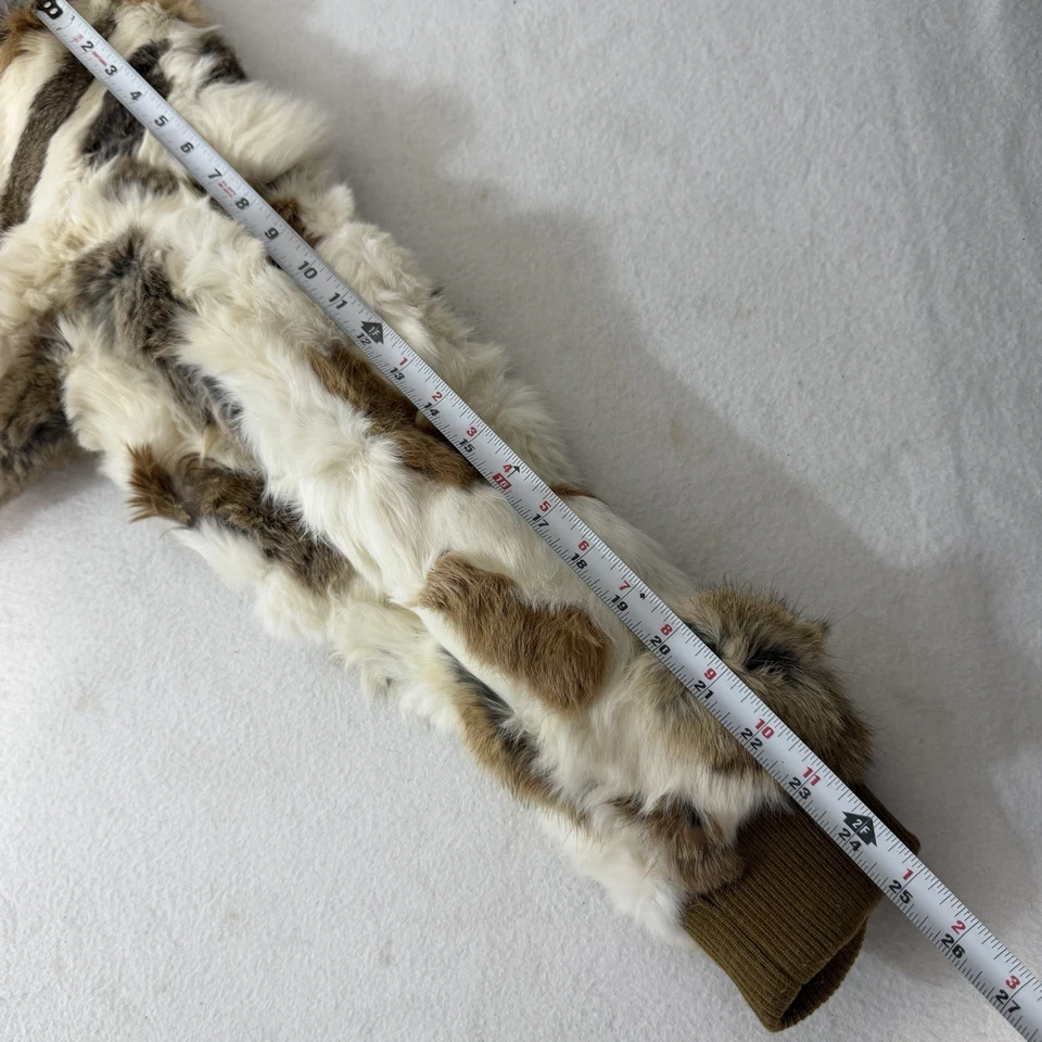 Wilsons Leather Maxima Women’s XL Full Zip Rabbit Fur Jacket *Damaged* Scrap - Image 4 of 4