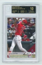 2018  Topps Now Moment of Week MOW23 Shohei Ohtani RC BGS 10 Black Label POP 3