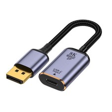 Type C Female USB-C 3.1 Source to Displayport DP 1.4 Sink HDTV Cable 8K 60hz ...