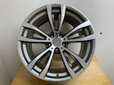 1 x BMW X5 F15 X6 F16 20" 469M DIAMOND CUT & GREY FRONT GENUINE OEM ALLOY WHEEL
