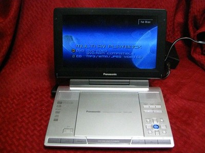 Panasonic DVD-LS90 Portable DVD/CD Player 9” VP5FC004090 & Power