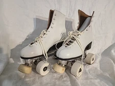 Women's White Roller Skates Sure Grip Century