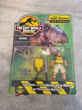 1997 Kenner Lost World Jurassic Park Nick Van Owen Video Expert Action Figure