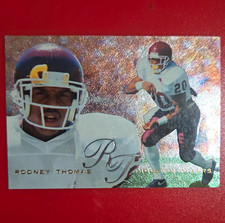 Fleer 1995 Rodney Thomas Houston Oilers #8 Rookie NFL Football Trading Card. rookie card picture