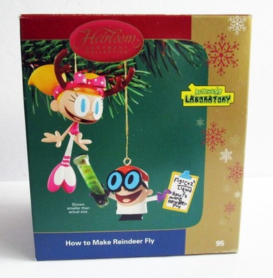 Carlton Cards Dexter's Laboratory ''How to Make Reindeer Fly ''Christmas Ornament