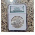 1887 Morgan Silver Dollar $1 NGC MS62 Binion Collection Philadelphia Mint
