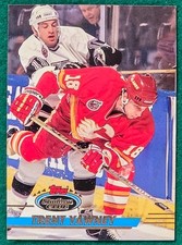 Trent Yawney - 1993-94 Topps Stadium Club #472 - Calgary Flames Hockey Card