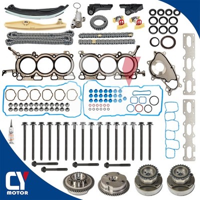Kit De Cadena De Distribución VVT Head Gasket Bolt Fits Ford F-150 Mustang 3.7L