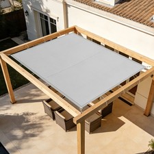 2-7FT Gray Rectangle Waterproof Sun Shade Sai...