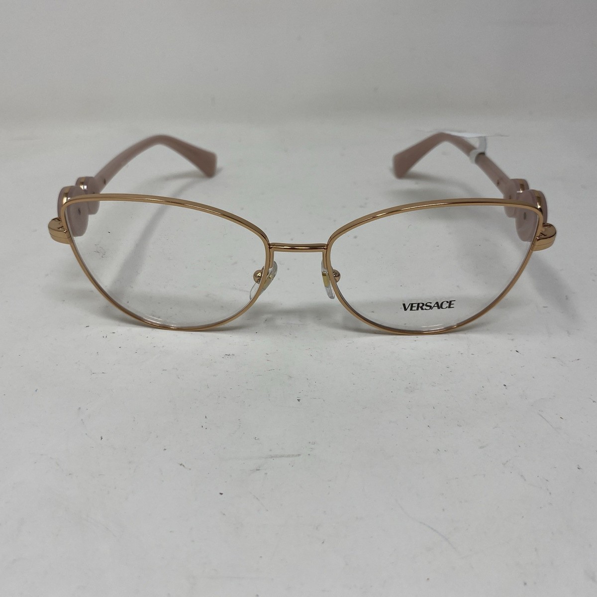 Versace Italy Mod 1284 1412 55-16-145 Rose Gold Pink  display picture 1