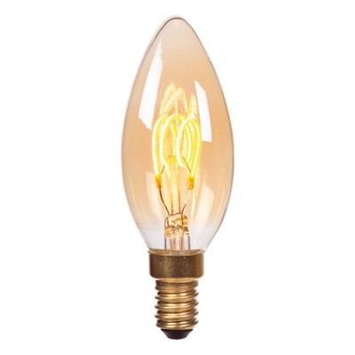 LUCIDE C35 LED Glühfadenlampe E14 3W 2200K Amber 3