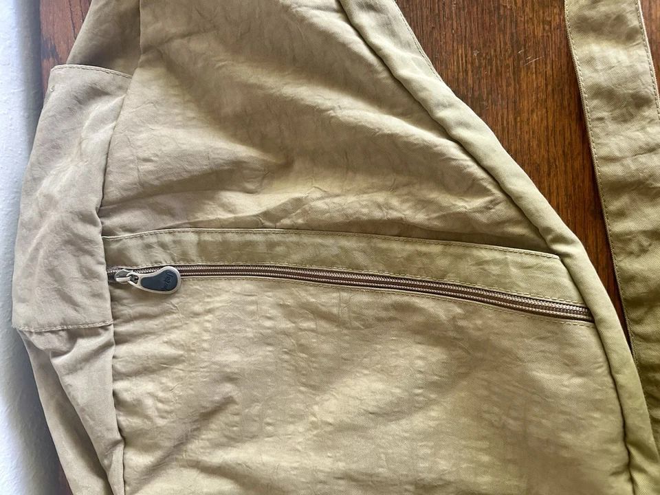 Ameribag Healthy Backpack Crossbody Sling Bag Tan Nylon Size Large - Image 3 of 4